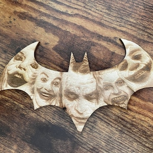 Live Action Joker Engraved Baterrang