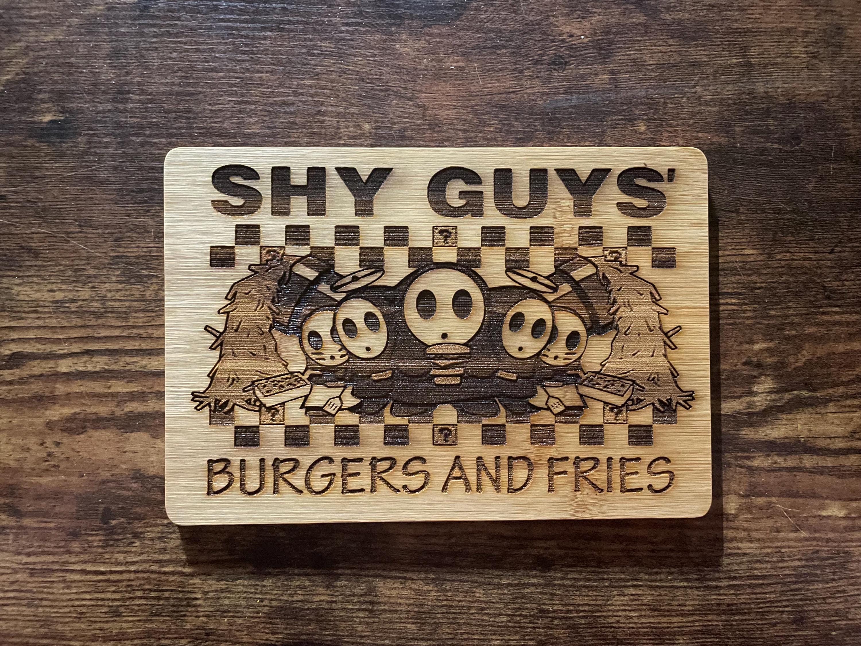 shy guys burgers and fries shirt