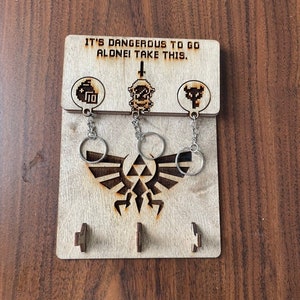 Legend of Zelda Themed Keychain Holder/Hanger