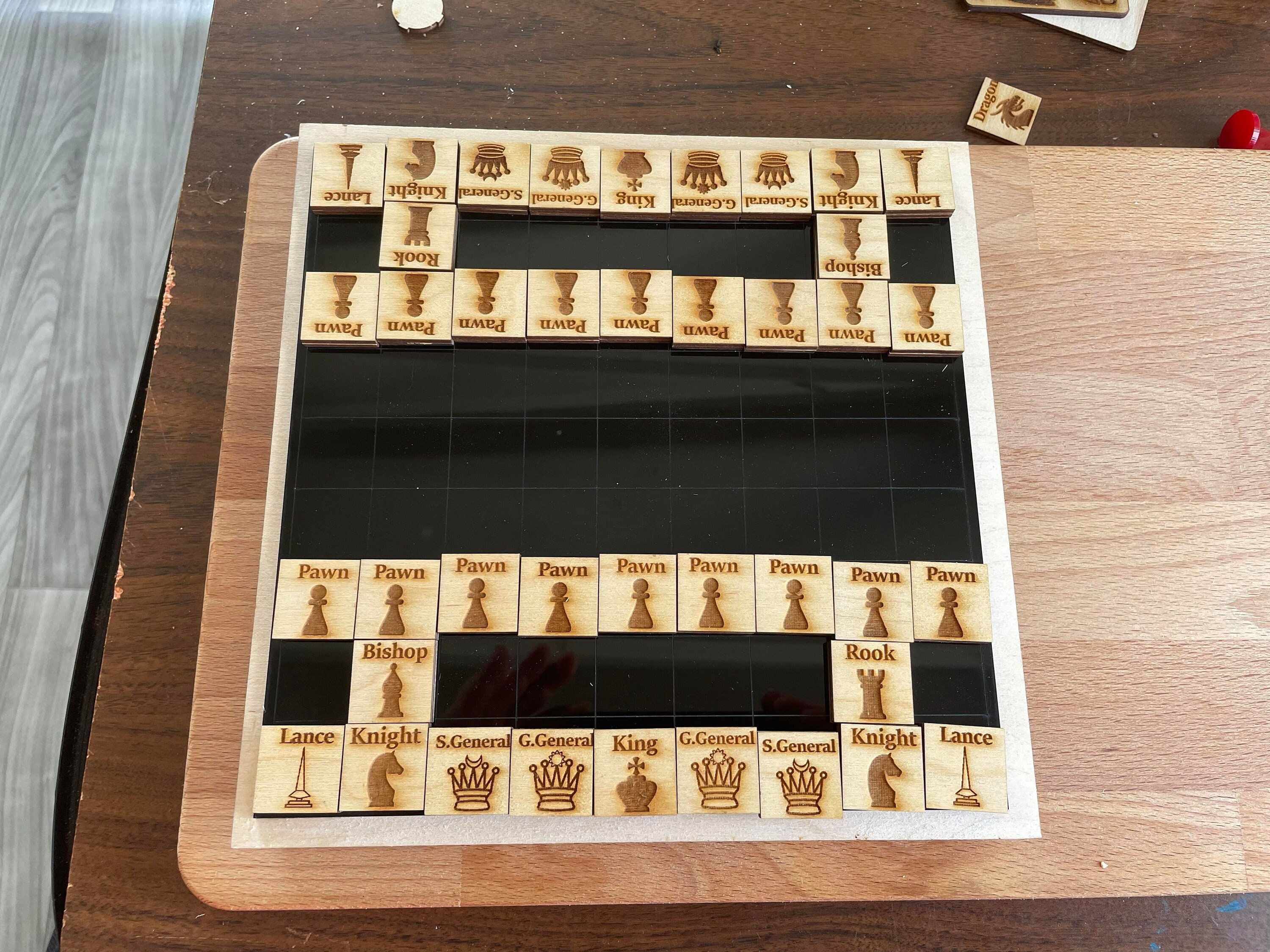 SHOGI (DOUBUTSU) - XADREZ JAPONÊS - JOGO DE TABULEIRO - Portal