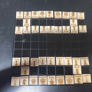 English Translated Shogi Board