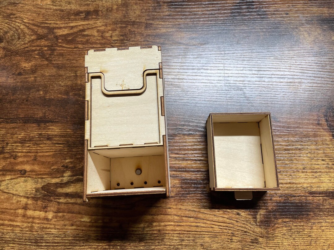 Personalized Deck Box With a Dice Drawer Etsy