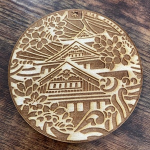 Osaka Castle Manhole-Cover Coasters