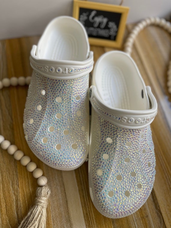 Luxury Rhinestone Croc Charms Designer DIY Quality Chains Shoes