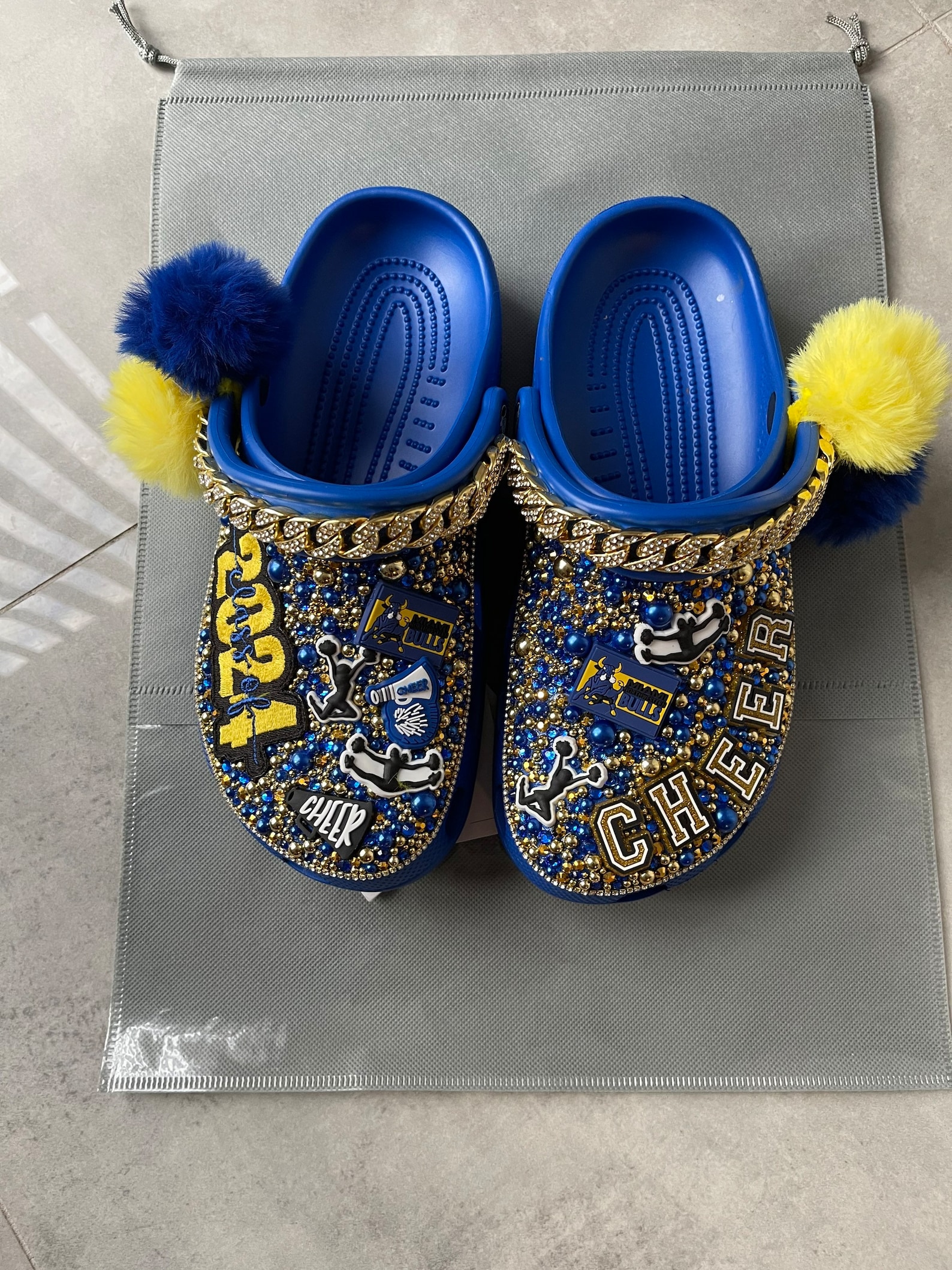 Custom Graduating Blinged Crocs, Senior Class Personalized Shoes - Etsy