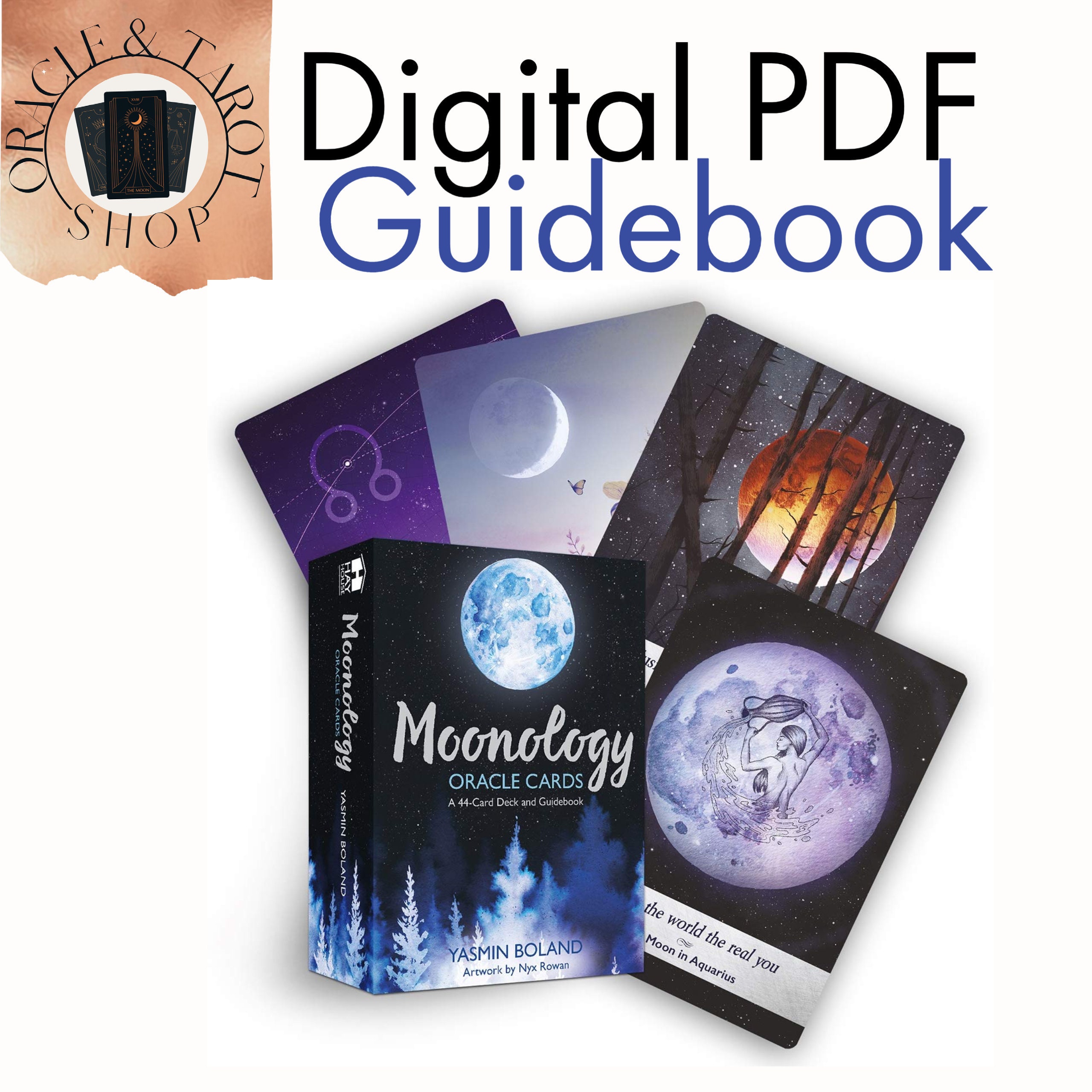 The Moonology Oracle Guidebook Booklet Digital PDF Etsy