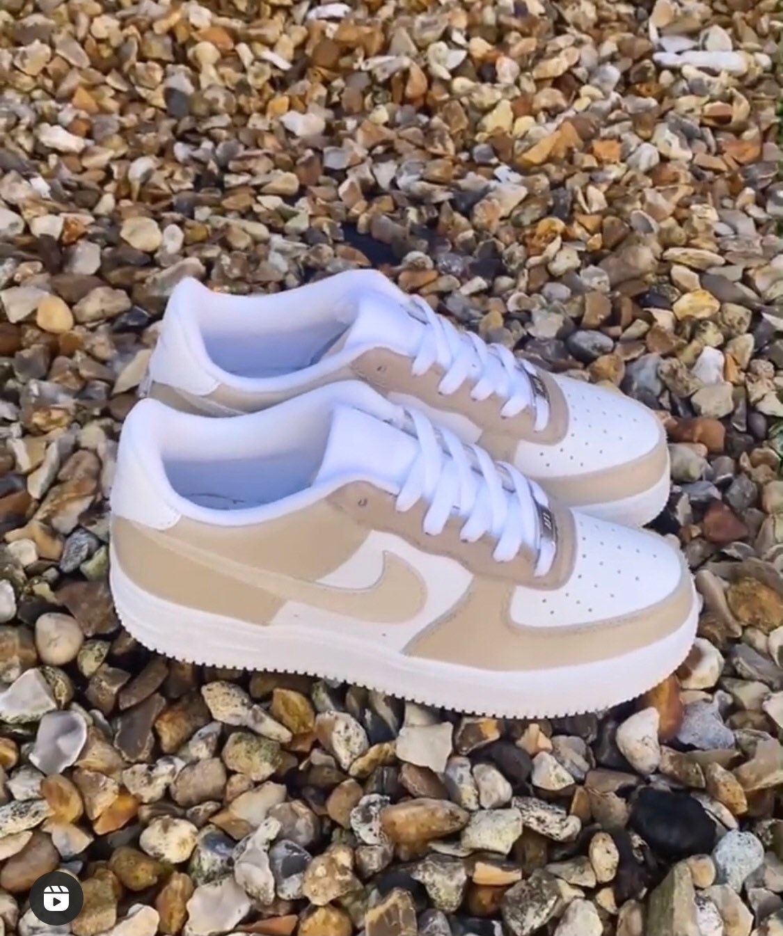 NIKE Air Force 1 Custom beige shade | Etsy