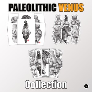 Marcapáginas con artefactos prehistóricos - Venus paleolíticas imagen 7