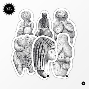 Vénus paléolithiques - Lots de Stickers XL