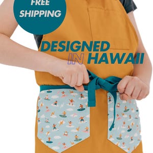 Aprons for kids cooking and baking Kids aprons for arts and crafts Montessori kids apron for hands-on learning Art aprons for kids creative