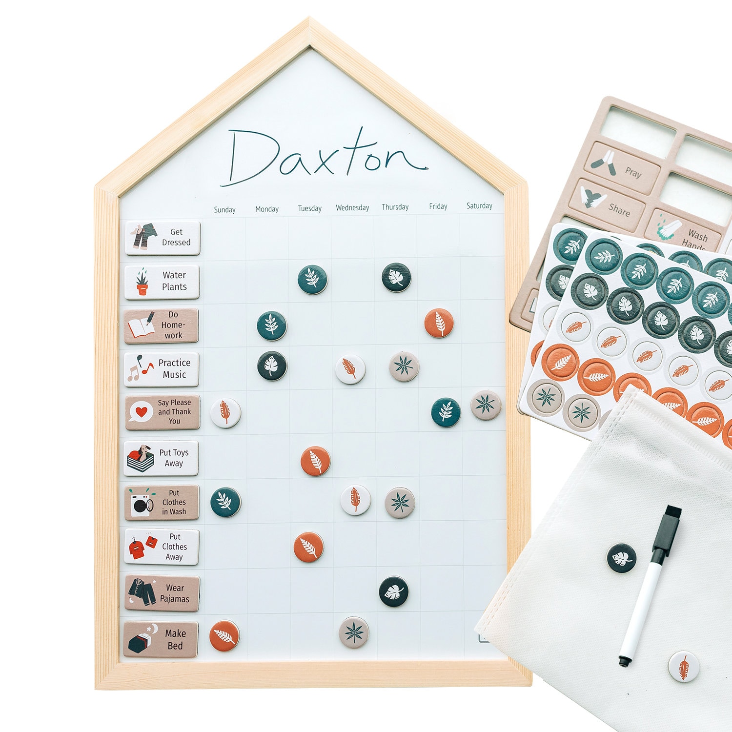 Responsibility Chart Whiteboard Modern/minimalistic Etsy