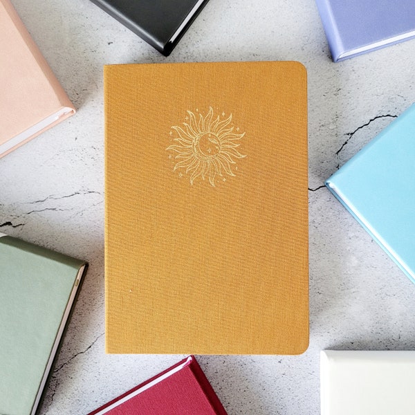 Sunkissed Dotted Journal- Linen Cover