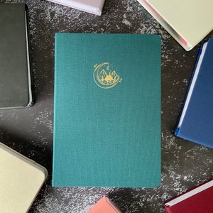Mountain Magic Dotted Journal- Linen Cover