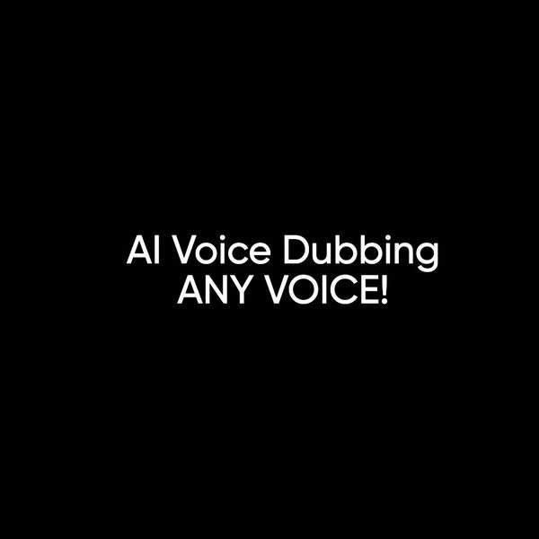 Custom AI Voice Work