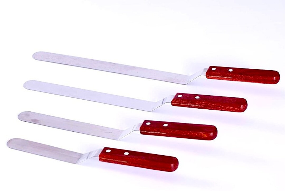 Stainless Steel Icing Spatula Offset Cake Icing Spatula. Set Etsy