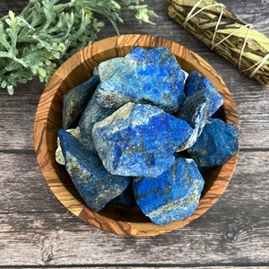 Rough Lapis Lazuli Stones | Raw Natural Lapis Lazuli Crystal | Select Your Size | Shop Metaphysical Crystals for Third Eye Chakra