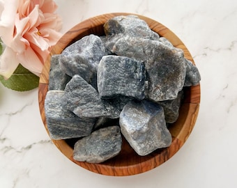 Raw Dark Blue Aventurine | Rough Blue Aventurine Crystal | Genuine Natural Aventurine Stones from India | Shop Metaphysical Crystals