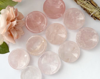 Rose Quartz Offering Bowl, 2" Mini Rose Quartz Altar Bowl, Jewelry Ring Dish, Rose Quarts Crystal Bowl | Shop Metaphysical Crystals