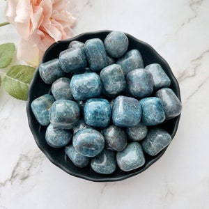 Kyanite Tumbled Stones | Polished Blue Green Kyanite Gemstones | Shop Metaphysical Crystals for Third Eye, Throat Chakra