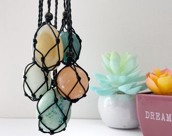 Empty Net Cage Necklace, Crystal Necklace Cord, Crystal Net Necklace, Adjustable Net for Stones, Turn Your Favorite Crystal Into A Necklace