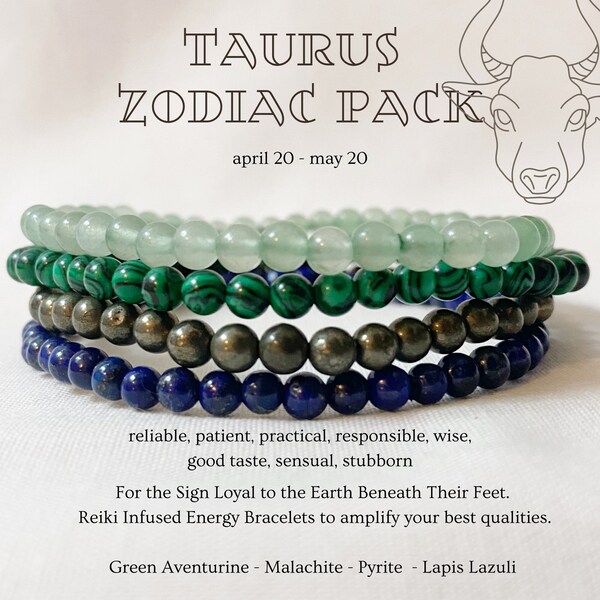 Taurus Crystals Etsy