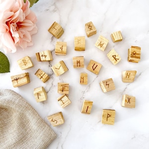 Wood Runes | Palo Santo Runes | Wood Rune Set | Witches Runes | 25 ...
