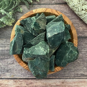 Raw Bloodstone Stones | Rough Natural Bloodstone Unpolished | Heliotrope, Piedra Del Sol | Shop Metaphsyical Crystals, Heart & Root Chakras