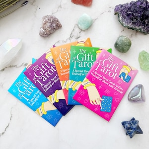 The Gift of Tarot 3 Card Tarot Reading Pack | One 3 Card Tarot Reading Envelope | Tarot Gift, Birthday Gift Idea, Christmas Stocking Stuffer