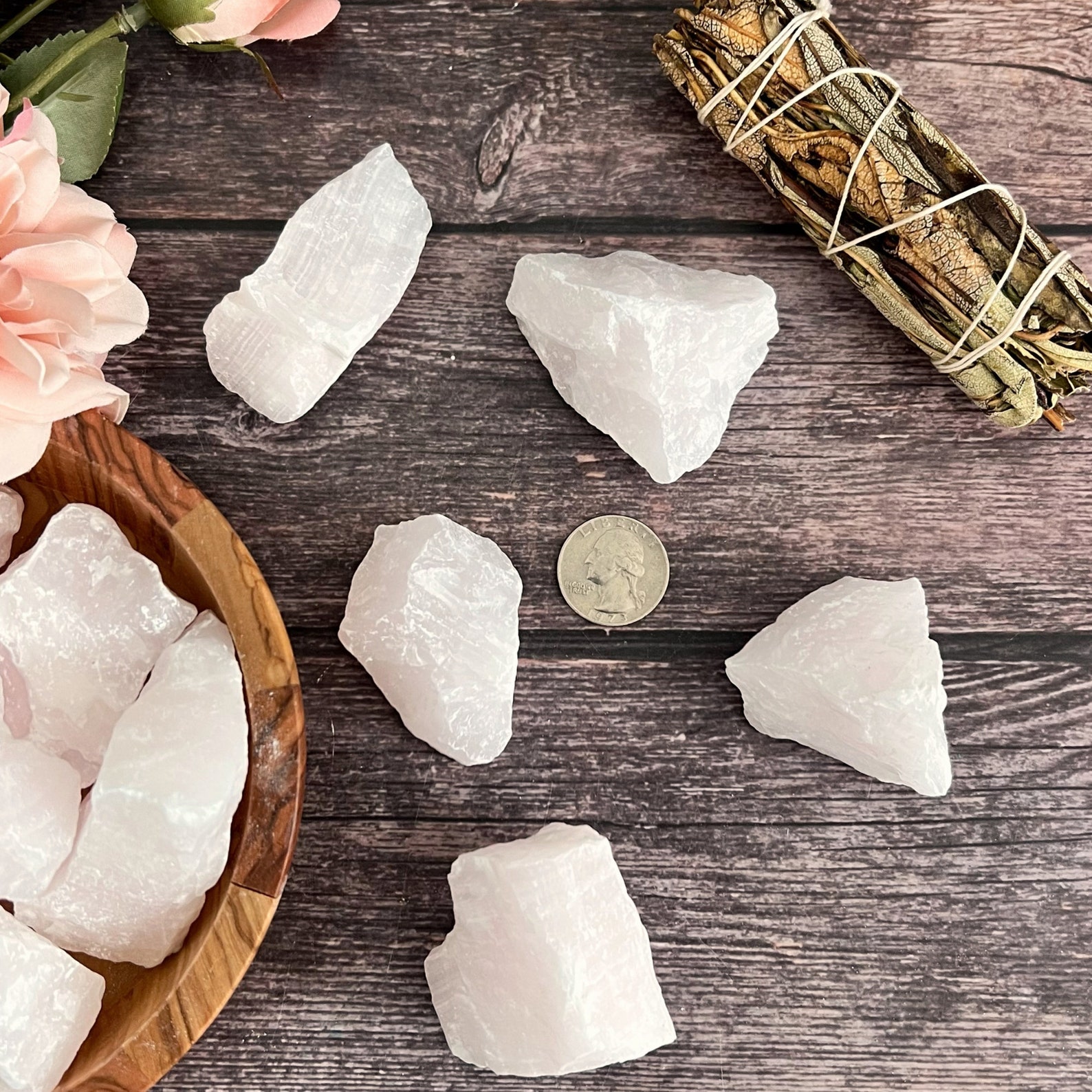 Pink Calcite Rough Raw Pink Calcite Stones | Rough Banded Pink Calcite Crystal, UV ...