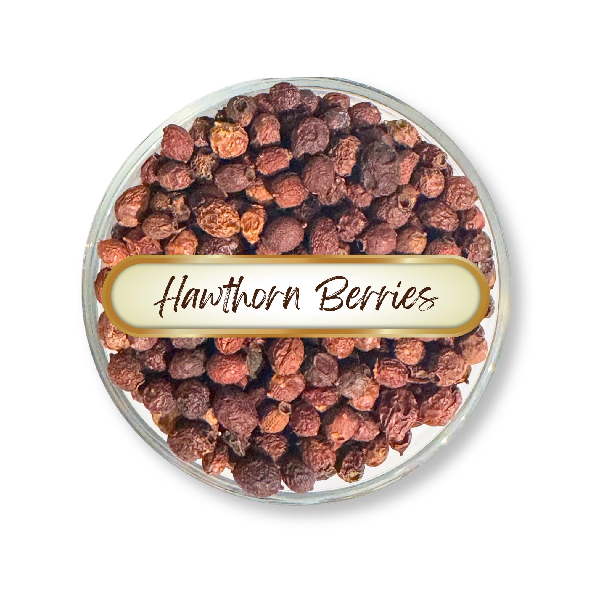 Hawthorn Berries Whole | Dried Hawthorn Berries Cut & Sifted | Crataegus monogyna, Organic, Kosher, Ethically Sourced Herbs for Magic