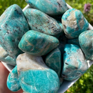 Amazonite Crystal Russian Amazonite Stone 0 5 1 Etsy