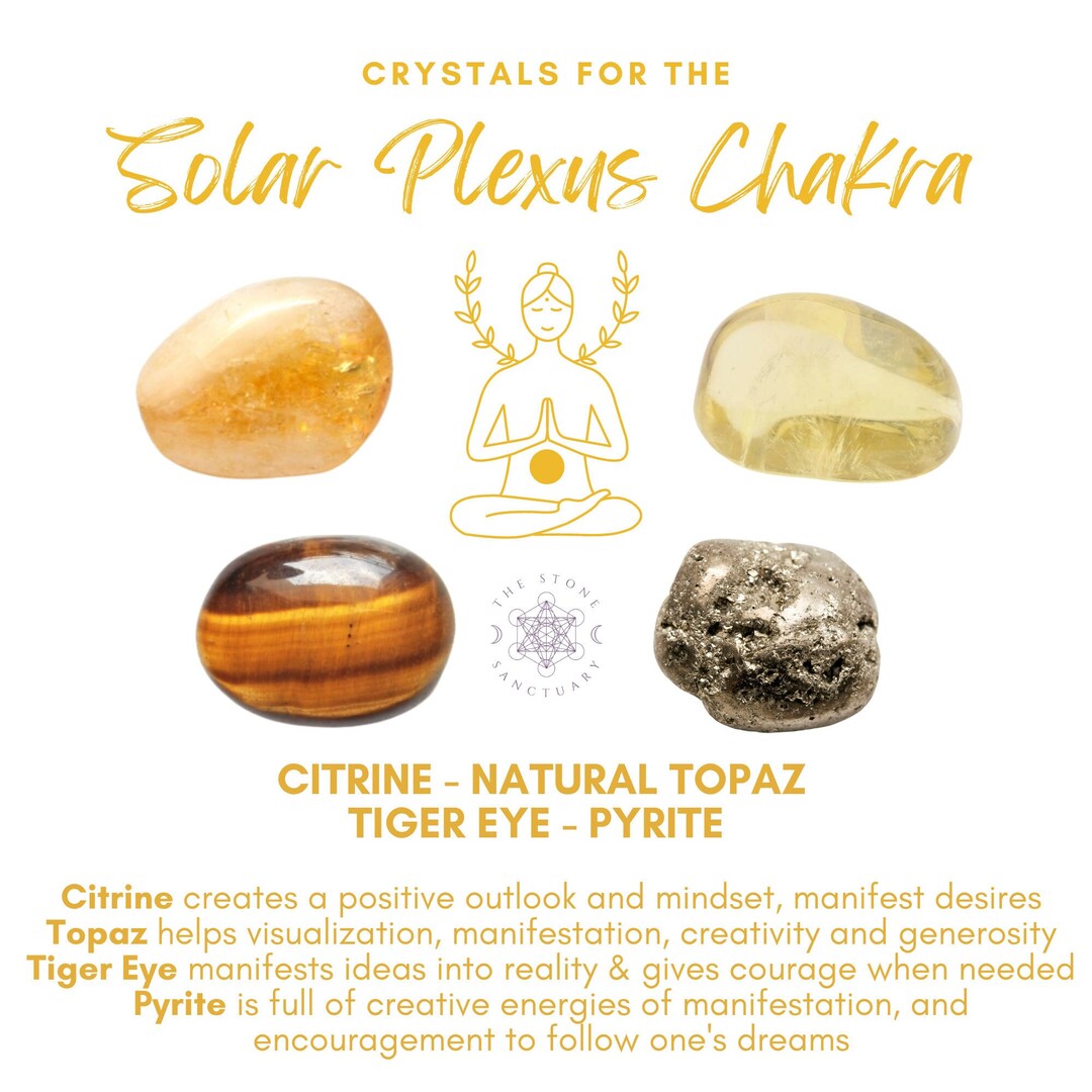 Solar Plexus Chakra Crystals Crystals for Solar Plexus Etsy