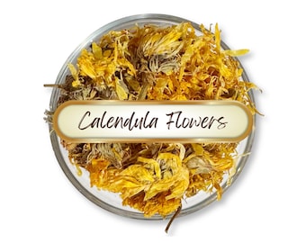 Calendula Flowers | Dried Calendula Officinalis Flowers Whole | Marigold Flowers