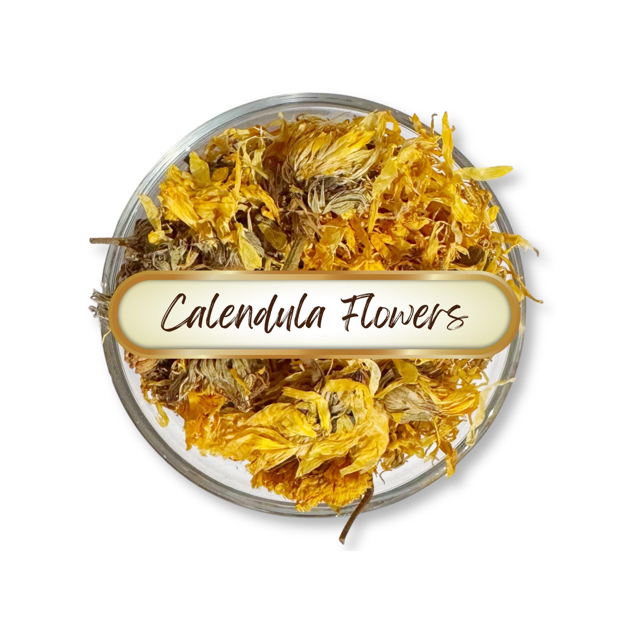 Calendula Flowers | Dried Calendula Officinalis Flowers Whole | Marigold Flowers, Herbs for Spells, Rituals, Witchcraft, Magic, Crafts, Oils