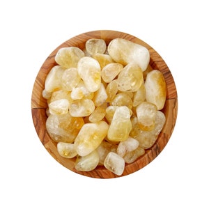 Citrine Tumbled Stones | Polished Citrine Crystal | Shop Metaphysical Crystals for Solar Plexus Chakra