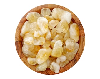 Citrine Tumbled Stones | Polished Citrine Crystal | Shop Metaphysical Crystals for Solar Plexus Chakra