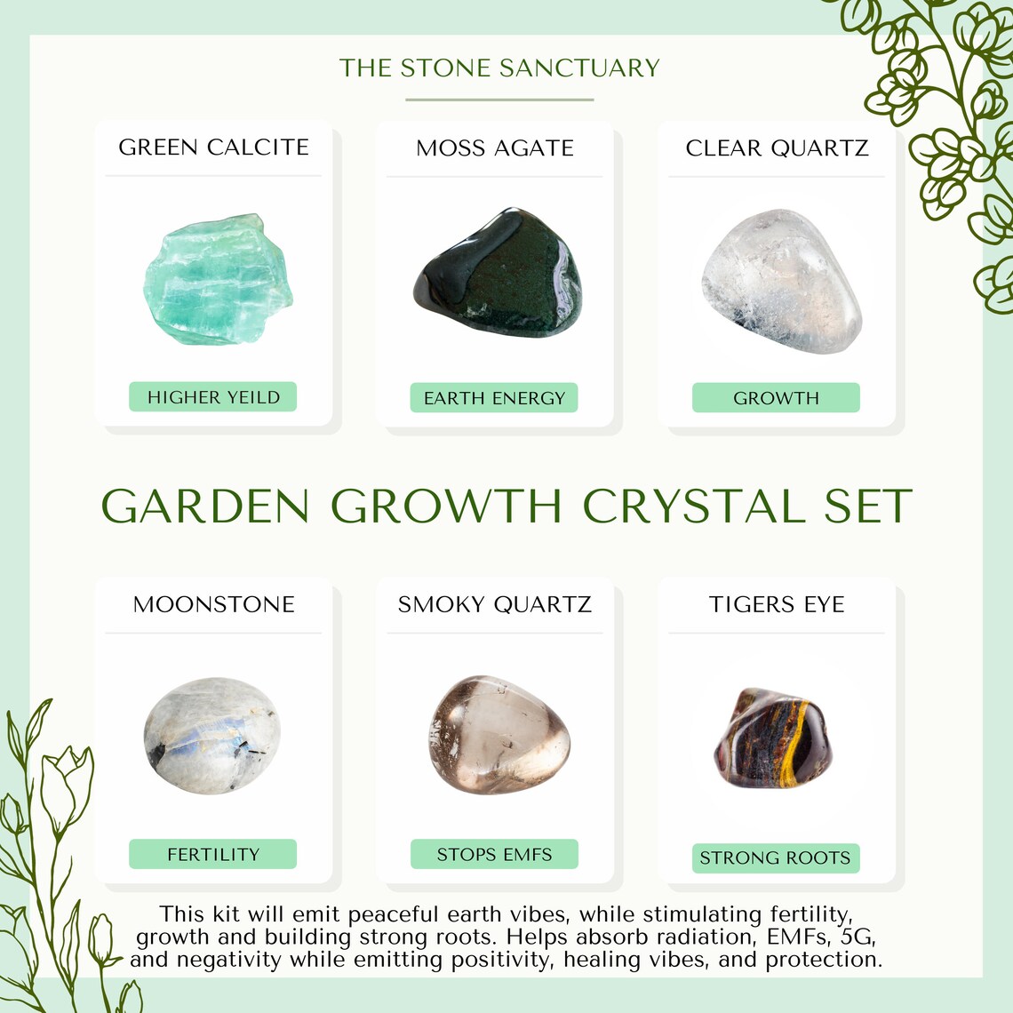 Garden Growth Crystal Kit Garden Crystals Gardening Etsy