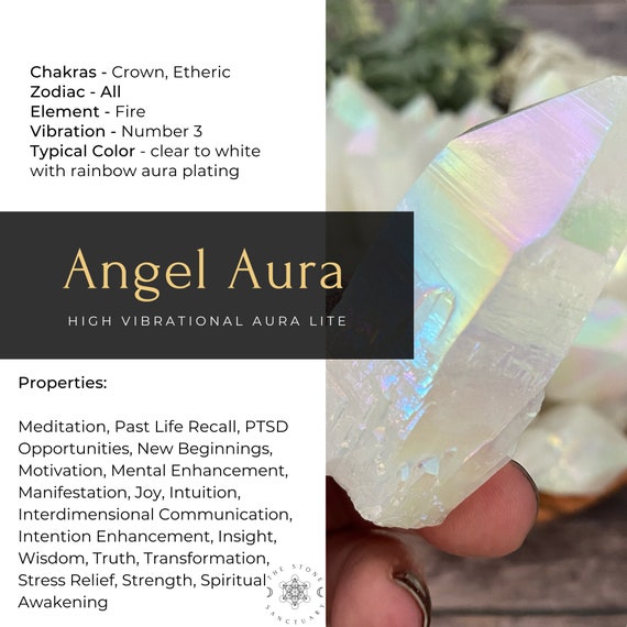 Angel Aura Angel Aura Quartz - Etsy