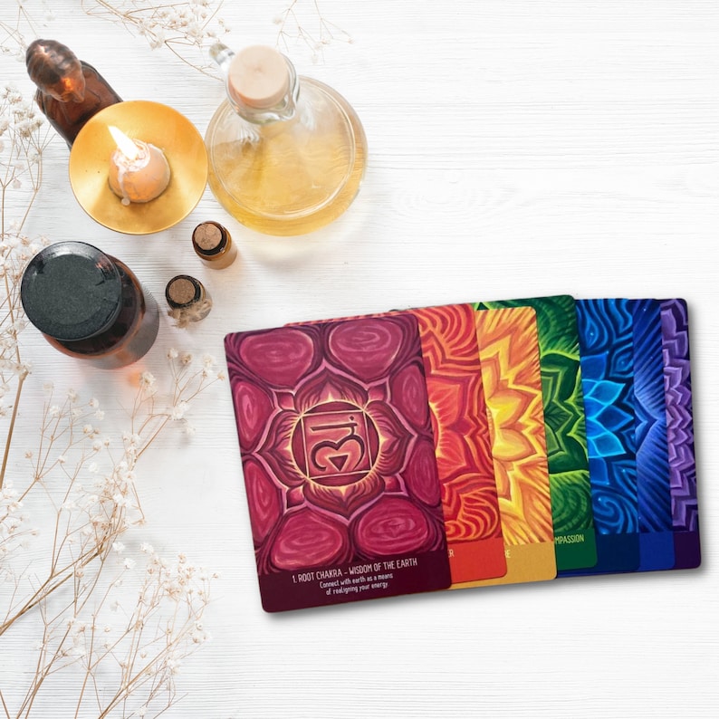 Infinite Wisdom of the Chakras Oracle Card Deck | 42 Chakra Healing ...