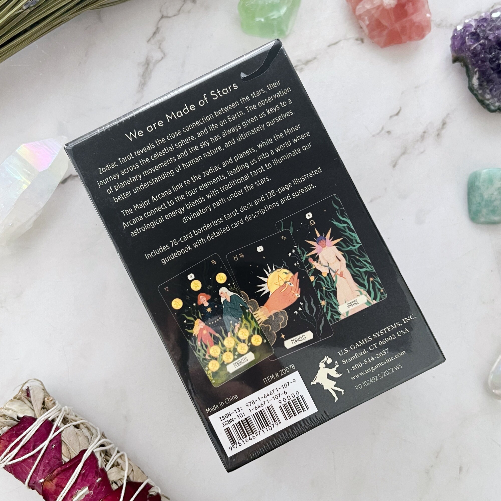 Zodiac Tarot Card Deck by Cecilia Lattari | 78 Zodiac Tarot Cards