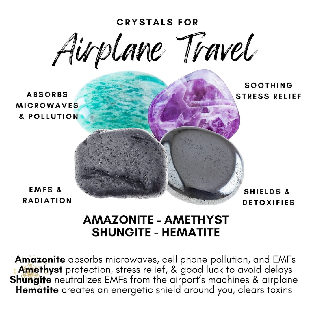 Airplane Crystals Airplane Travel Crystal Kit Crystals for Etsy