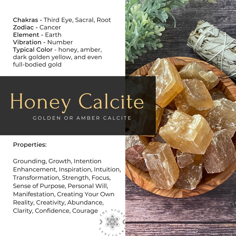 Rough Honey Calcite Stone Raw Honey Calcite Stones Honey Etsy