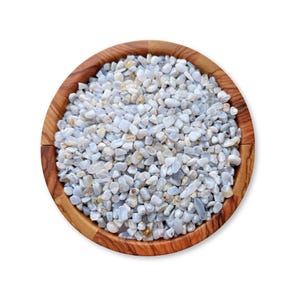 Blue Lace Agate Crystal Chips | Polished Mini Gemstones for Candles, Crafts, Jewelry, Orgone, Art