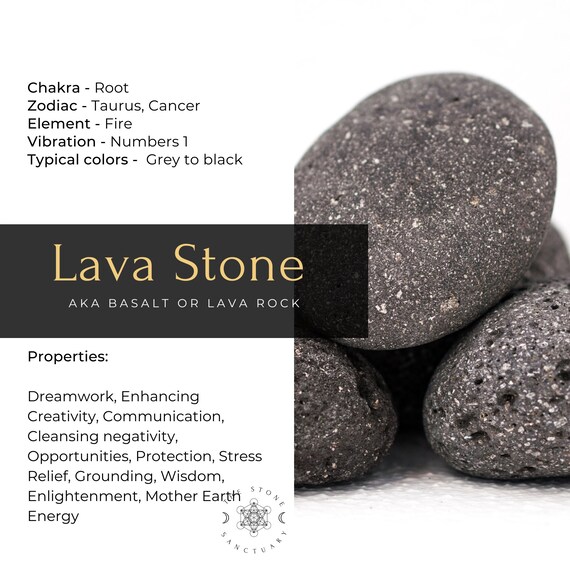 What Is The Meaning And Crystal And Chakra Healing Properties Of Lava Rock Or Lava Stone? Stones