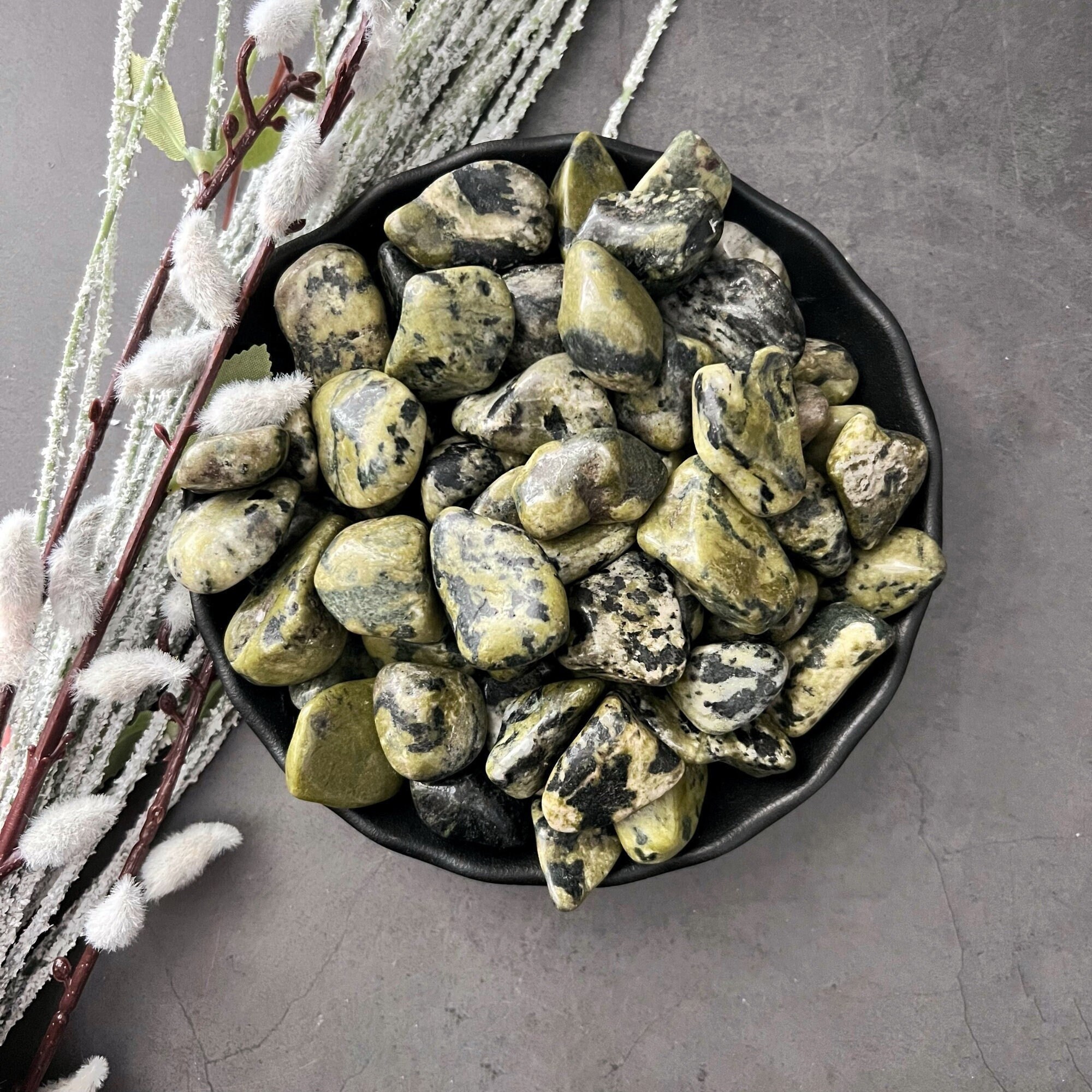 Six Rivers Jade Nephrite Jade Tumbled Stones From Brazil | Polished Nephrite Jade ...