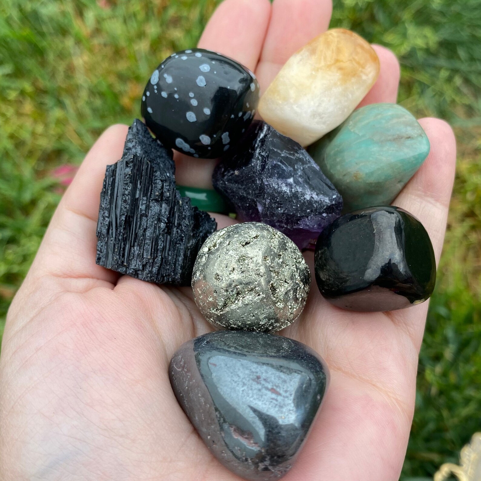 Crystals for EMF Protection EMF Crystals EMF Crystal Kit Etsy