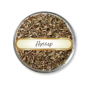 Hyssop Herb Cut & Sifted | Dried, Hyssopus officinalis, Herbs for Spells, Rituals, Kitchen Witchcraft, Magic, Crafts, Oils, Culinary