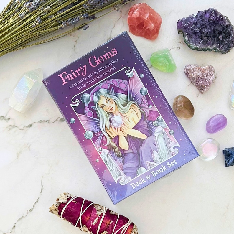 Fairy Gems Oracle Deck and Book Set by Ellen Steiber | 40 Fairy Oracle ...