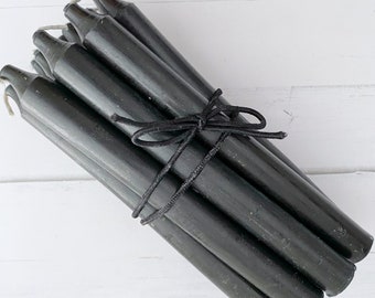 5" Black Spell Candles, Black Chime Candles, Witch Candles for Spells, Ritual Candles, Small Bulk Candles, Black Candles for Spellwork Magic