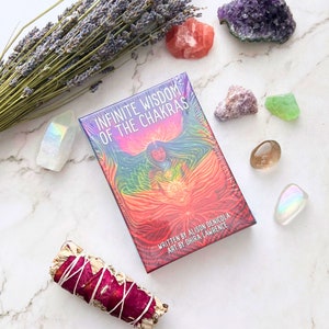 Infinite Wisdom of the Chakras Oracle Card Deck | 42 Chakra Healing Cards | Chakra Oracle Card Deck | Chakra Meditation Cards | Balance